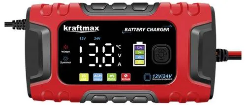 Kraftmax BC-600 KFZ Ladegerät 12/24V 10A LCD