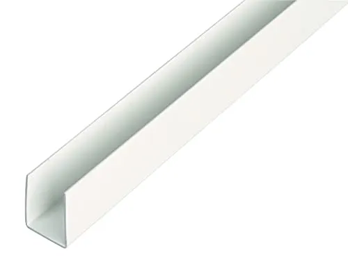 Alberts 498948 U-Profil | 11er Set aus weißem Kunststoff | 1000 x 18 x 10 mm - Praktisches 11er Set U-Profile aus hochwertigem Kunststoff, ideal zur Unterstützung von Bauprojekten und zur einfachen Montage. Robust und vielseitig einsetzbar.