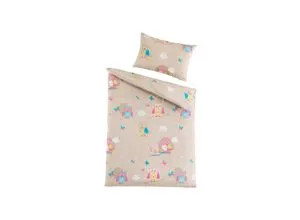 HTI-Living Kinderbettwäsche Baby Bettwäsche 40x60 100x135 Baumwolle, Renforcé, 1 teilig, 100% Baumwolle mit Reißverschluss