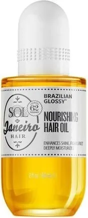 Sol de Janeiro Brazilian Glossy Nourishing Hair Oil 60 ml - Haaröl mit Patauá- und Pequi-Öl, das Frizz reduziert, Glanz verleiht und trockenes Haar repariert. Perfekt für geschmeidige, gesunde Frisuren.