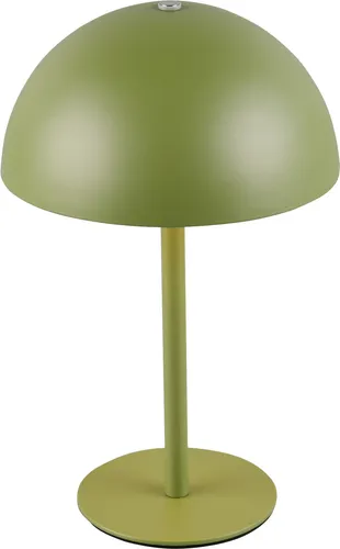 Reality Leuchten LED Akku Tischleuchte Munoz R54891115 - Moderne Tischlampe in Grün, 4-fach Touch-Funktion mit drei Helligkeitsstufen, energiesparende 1,3 Watt LED, ideal für stilvolle Beleuchtung in jedem Raum.