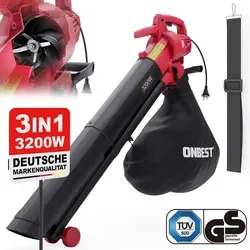 Onbest Elektro-Laubbläser LV3245 3in1