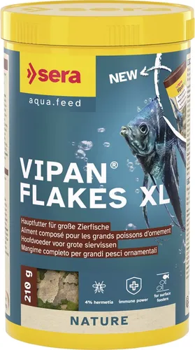 Sera Fischfutter Vipan Flakes XL 1 L