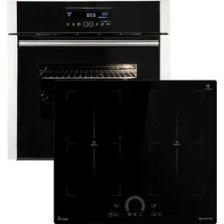 Autarkes Herdset: 60cm Einbaubackofen EB8016ED + Induktionskochfeld IH85904FZ
