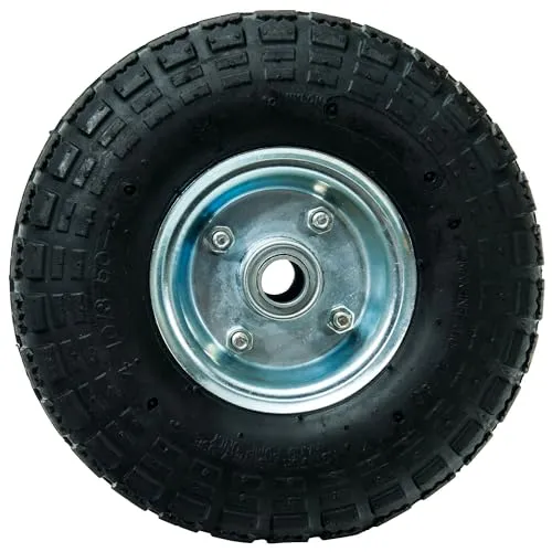 Aufblasbares Rad 10 Metall Ø 260 x 85mm WERKA PRO Bohrung 16mm
