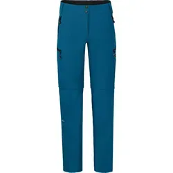 Bergson Outdoorhose VALLI zip-off Damen Radhose, robust elastisch, Normalgrößen, Saphir blau blau normal | 46