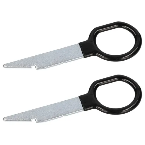 2x SET Auto Radio Entriegelung Werkzeug gummiert kompatibel VW Audi Seat Skoda