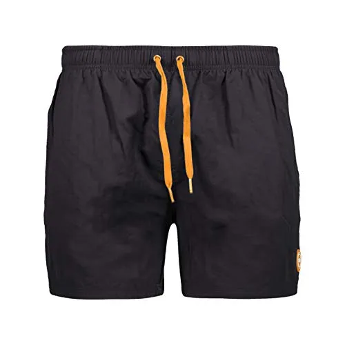 CMP Swiming Shorts mit Pockets für Herren, Anthracite-flash Orange, 56