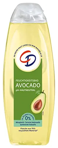 CD Feuchtigkeitsbad 'Avocado' 500 ml - Schaumbad mit veganem Badezusatz, spendet intensive Feuchtigkeit und pflegt die Haut mit zart-frischem Duft – ideal für alle Hauttypen!