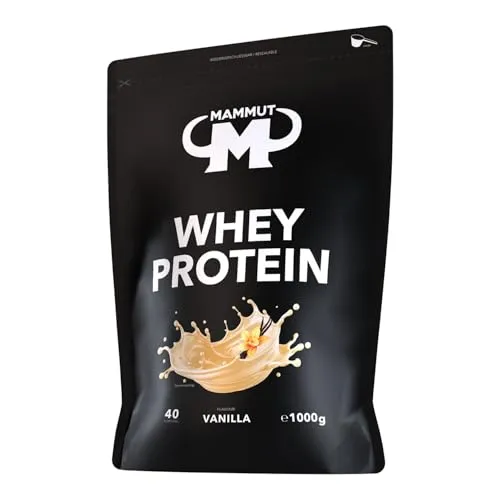 Whey Protein - Vanilla - 1000 g Zipp-Beutel - Hochwertiges Whey Protein in Vanillegeschmack, ideal für Muskelaufbau und Regeneration, rezeptfrei und praktisch im Zipp-Beutel.