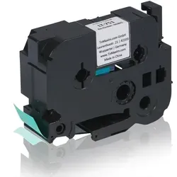 Brother TZE751 P-Touch Farbband schwarz auf grün Laminat 24mm x 8m Kompatibel