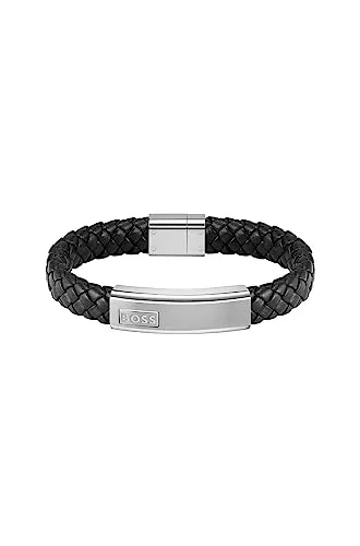 BOSS Jewelry Armband für Herren Kollektion LANDER Schwarz von BOSS