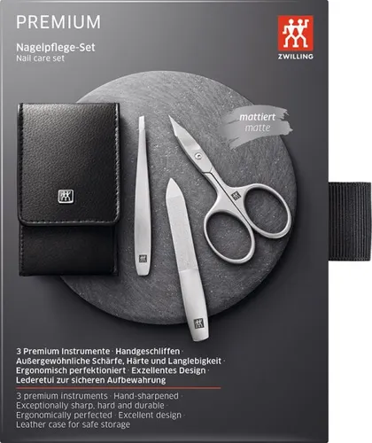 ZWILLING Premium Maniküre Set 3tlg. in Schwarz von ZWILLING Beauty