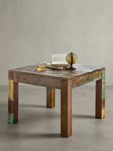 Produktbild Rustikaler Couchtisch EWA aus recyceltem Mango-Holz