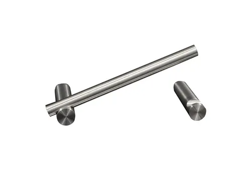 PHOS Design Toilettenpapierhalter aus Edelstahl, aufklappbarer Klopapierhalter - 100% Made in Germany