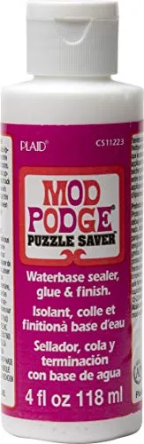 Mod Podge 4 Oz Puzzle Saver, Synthetisches Material, Weiss, 12.7 x 4.1 x 4.1 cm