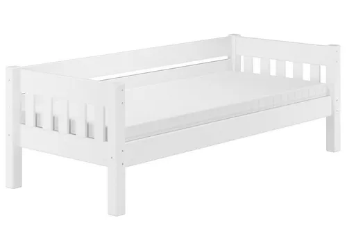 ERST-HOLZ Couchbett Einzelbett Kiefer Weiß 90 x 200