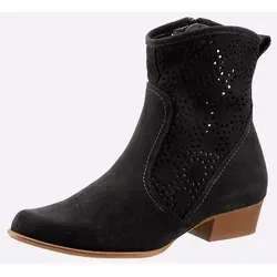 heine Stiefelette . Stiefelette schwarz 36 EU von Heine