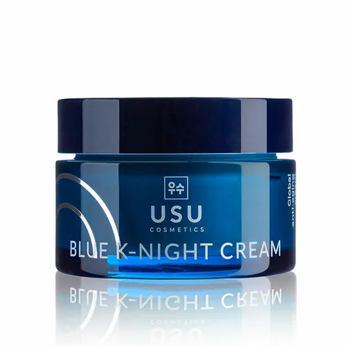 BLUE K-NIGHT Creme 50 ml - Nachtpflege für strahlende Haut, regeneriert über Nacht und bietet intensive Feuchtigkeit für ein frisches Aussehen am Morgen.