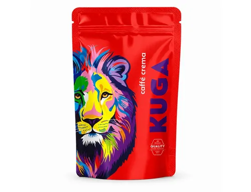 UMBRELLA Kaffee KUGA Caffè Crema Bohnen säurearm Vollautomat Siebträger Belgisch, (50% Arabica & 50% Robusta aus Brasilien,Indien,Indonesien & Vietnam, Belgische Slow-Roasting Tradition–mittlere Röstung,Intensität 4/6), Mono-Material-Beutel mit Aromaventil–100% recycelbar,sozial produziert