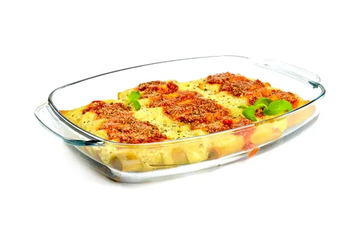 Auflaufform 3,6L Glaskochgeschirr Glasbräter Lasagneform Backblech Kuchenform
