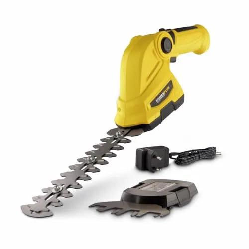 Powerplus Heckenschere POWXG2033 - 2 in 1 Gartenschneider mit Li-Ionen Akku - Rasentrimmer & Motorsensen – Die leichte 2 in 1 Heckenschere mit 200 mm Schneidbreite ermöglicht müheloses Schneiden von Rasen und Hecken, ideal für den mobilen Einsatz im Garten!