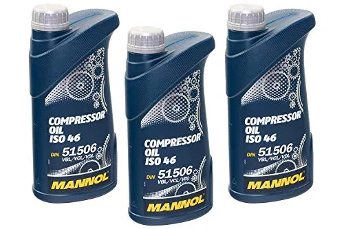 Kompressoröl MANNOL Compressor Oil ISO 46 3 Liter Kompressor Öl Kompressoren