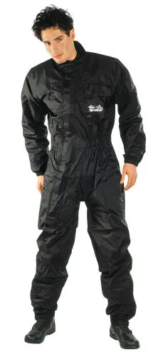 Modeka Black Rain Regenkombi Gr. L - Schwarz, Motorrad Regen Kombi - Regenbekleidung für Motorradfahrer, 100% wasserdicht und sorgt für optimalen Schutz bei schlechtem Wetter.