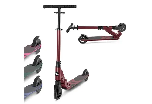 fun pro Premium Roller für Kinder und Erwachsene - Hochwertiger Scooter für Kinder ab 6 Jahren, faltbar mit verstellbarem Lenker und optionalen LED-Rädern. Ideal für Fahrkomfort und Sicherheit bis 100 kg.