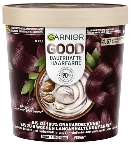 GARNIER Coloration Garnier GOOD Dauerhafte Haarfarbe, mit pflegender Formel braun