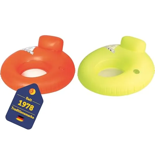 Best Sporting Wassersessel mit Rückenlehne, aufblasbar, gelb oder rot (2er Set)