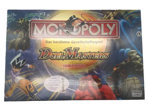 MONOPOLY Duel Masters Edition 2004 DEUTSCH Parker HASBRO Sammlerausgabe Figuren