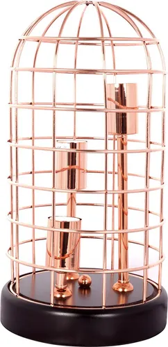 Kayoom Tischleuchte Kepler 510 - Modern Goldfarben - Tischleuchte in modernem Design, ohne Leuchtmittel, ideal für stilvolle Akzente in jedem Raum. Maße: Ø 21 cm, Höhe 40 cm. Perfekt für Wohnzimmer und Schlafzimmer.