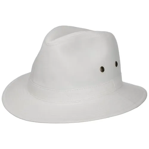 Stetson Organic Cotton Traveller Hut Stoffhut UV-Schutz 40 Herren Frühling Sommer weiß M (56-57 cm)