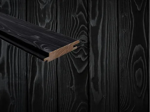 Produktbild Fassadenverkleidung Europäische Lärche schwarz DRAGONwood