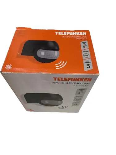 Telefunken Sensor Cork Aufputz Bewegungsmelder 180* 12m IP44 Schwarz