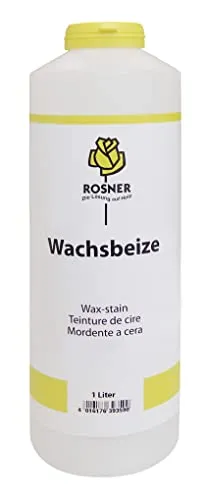 Rosner Wasserbasierende Wachsbeize Holzbeize R131 Kupferbraun 1 Liter Beize