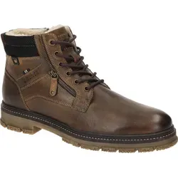 s.Oliver 5-16248-43 Herren Schnürboots - Hochwertige Winterstiefel aus Nappaleder mit weichem Textilfutter für warme Füße, seitlichem Reißverschluss für einfaches An- und Ausziehen und markanter Außensohle für optimalen Halt.