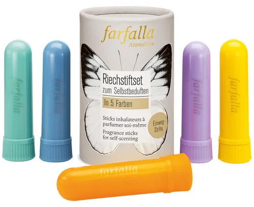 Farfalla Riechstiftset DIY 5 Stück zum selbstbefüllen von Farfalla