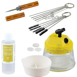 Agora-Tec® 5 in 1 Airbrush CLEAN Set mit Vallejo Reiniger von Agora-Tec