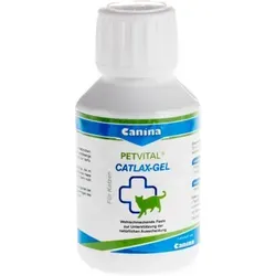 Petvital Catlax Gel 100 g - Tiergesundheit - Effektives Abführgel für Katzen, hilft bei der Vorbeugung von Haarballen und fördert die Verdauung.