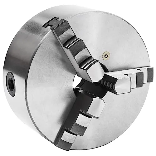 vidaXL 3-Backen Selbstzentrierendes Drehfutter 160mm - Bohrfutter für präzises Arbeiten, selbstzentrierend und aus hochwertigem Stahl für hohe Spanngenauigkeit und Langlebigkeit.