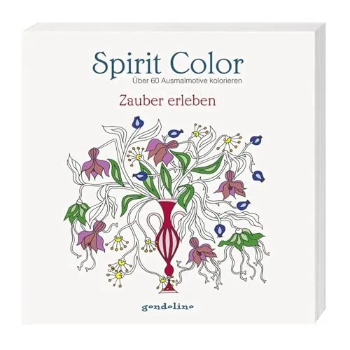 Spirit Color: Über 60 Ausmalmotive kolorieren - Zauber erleben: Malbuch für Erwachsene und Kinder - Ideal zur Stressbewältigung und Entspannung