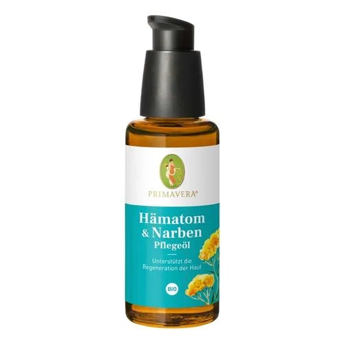 Bio Pflegeöl für Hämatome & Narben 50 ml - Bio Pflegeöl für Hämatome & Narben 50 ml – ideal zur Unterstützung der Hautpflege, fördert das Wohlbefinden der Haut und sorgt für ein geschmeidiges Hautgefühl.