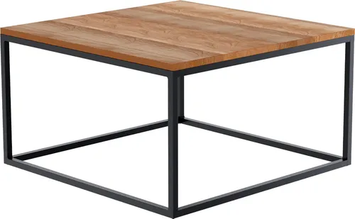 DELUKE Couchtisch GONAR aus Eiche 80x80cm