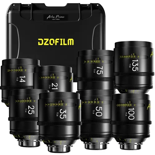 DZOFILM Arles Prime 8-Lens Kit 14/21/25/35/50/75/100/135mm