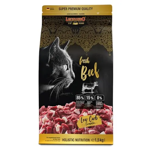Leonardo Trockenfutter für Katzen Adult fresh Beef, Rind von LEONARDO
