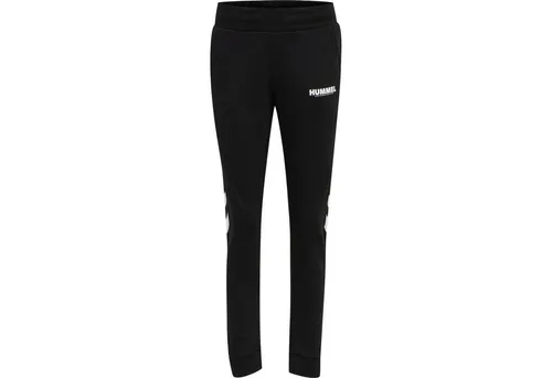 hummel Damen Trainingshose Legacy Tapered Pants schwarz S - Trainingsbekleidung aus 70% Baumwolle, ideal für Komfort und Bewegungsfreiheit beim Training. Regular Fit für perfekten Sitz.