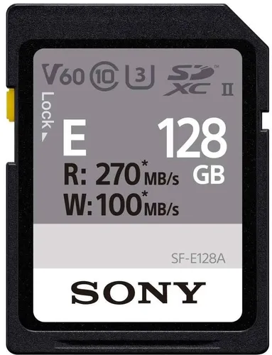 Sony SDXC E Series 128GB UHS-II Class 10 U3 V60 von Sony