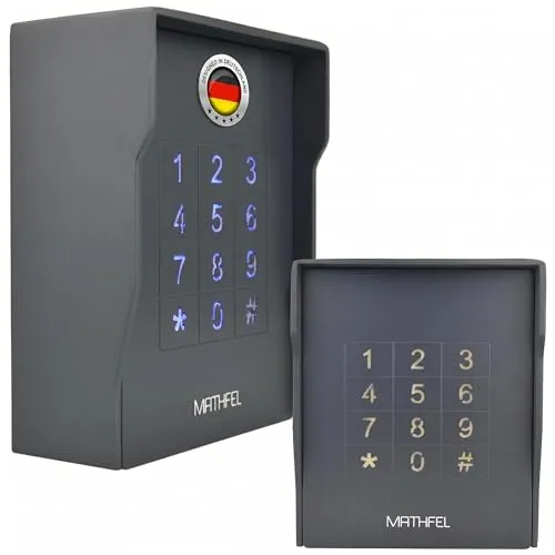 MATHFEL Smart Lock Elektronisches Türschloss für Haustür – Wetterfestes Codeschloss IP66